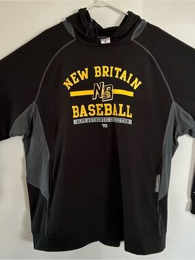 New Britain Bees Hoodie - Vintage ALPB minor league baseball
